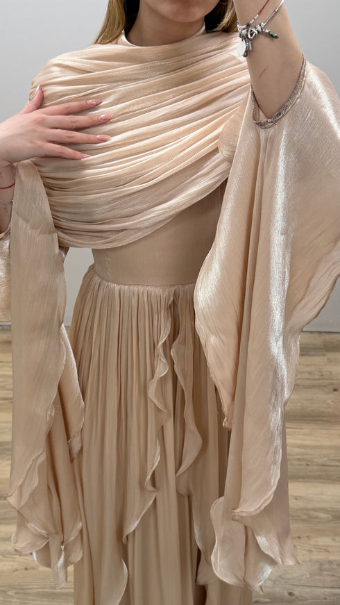 Duru Evening Dress Beige
