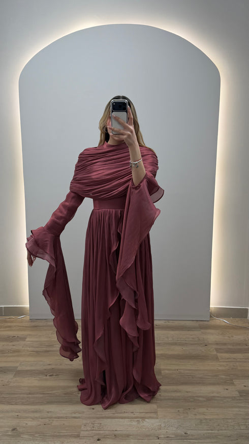 Duru Evening Dress Rose