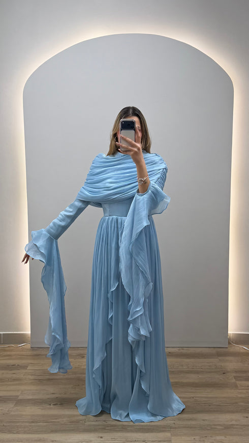 Duru Evening Dress Blue
