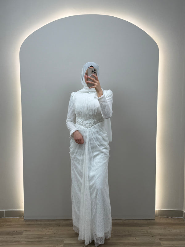 Elina Abendkleid Weiss