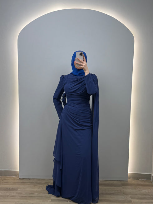 Liora Abendkleid Dunkelblau
