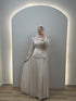 Isabella Evening Dress Beige