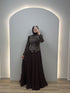 Clarissa Evening Dress Brown