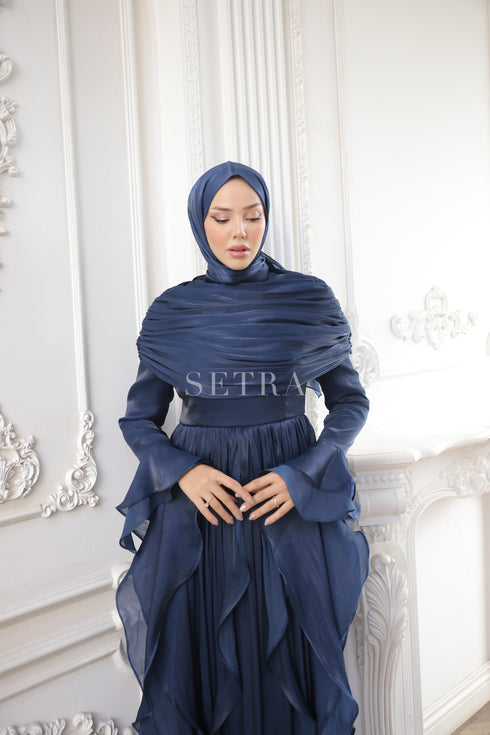 Duru Evening Dress Dark Blue