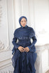 Duru Evening Dress Dark Blue