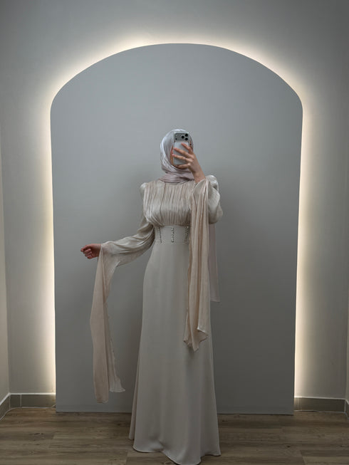 Lorena Abendkleid Beige