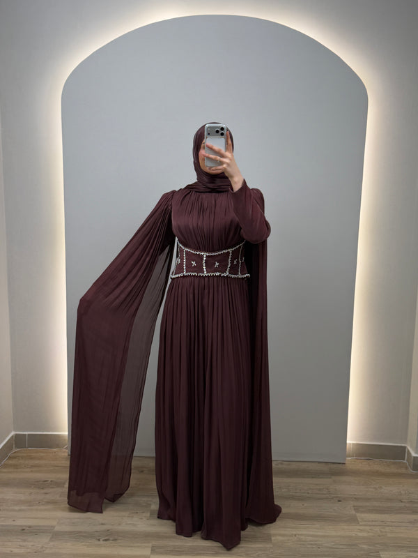 Alina Abendkleid Braun