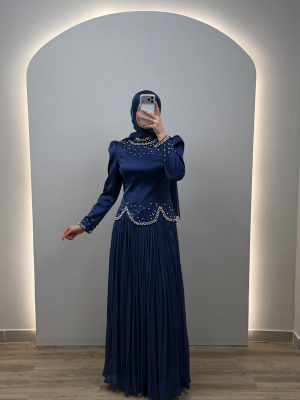 Aria Abendkleid Dunkelblau