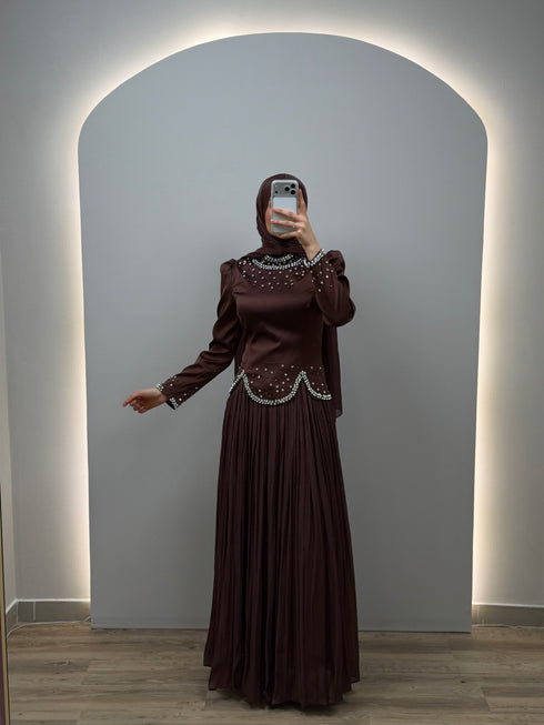 Aria Abiye Kahverengi