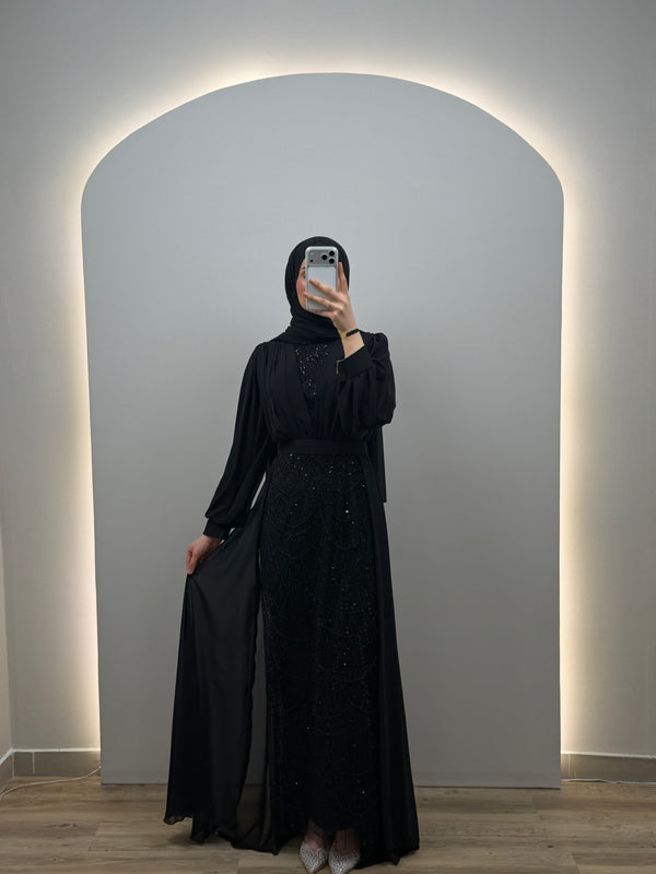 Arin Siyah Abiye Elbise