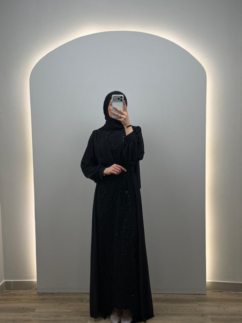 Arin Siyah Abiye Elbise