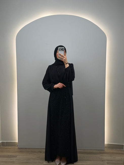 Arin Siyah Abiye Elbise