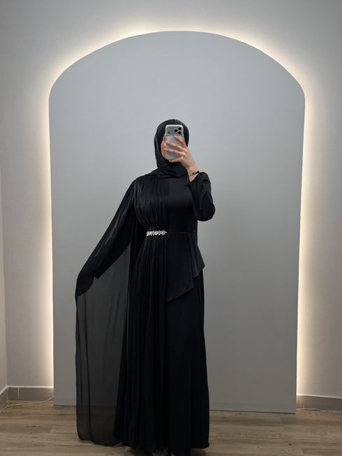 Elva Abendkleid Schwarz