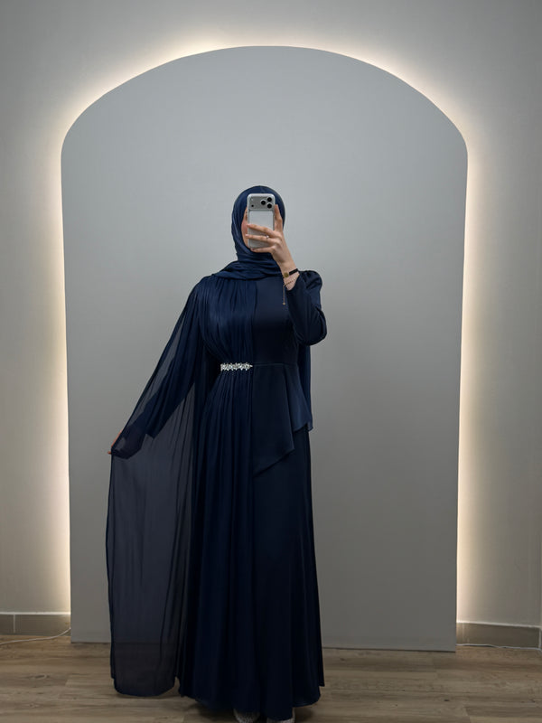 Elva Abiye Koyu Mavi