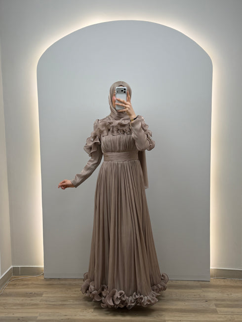Vina Evening Dress Mink