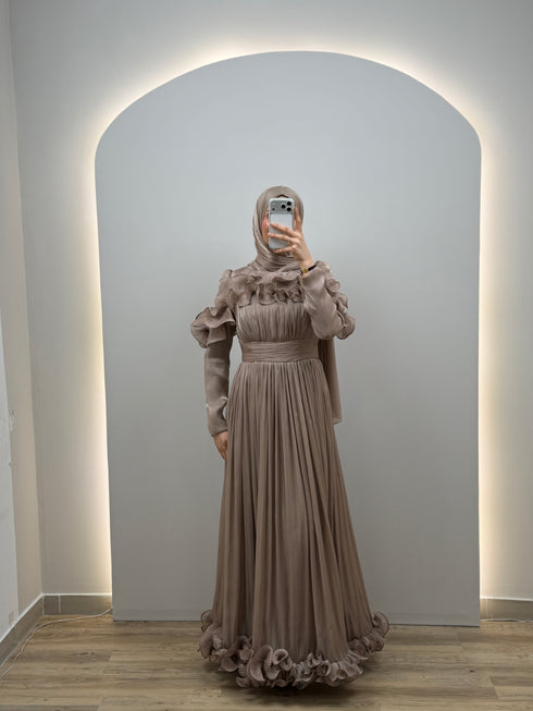 Vina Abendkleid Nerz