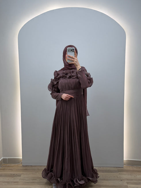 Vina Abendkleid Braun