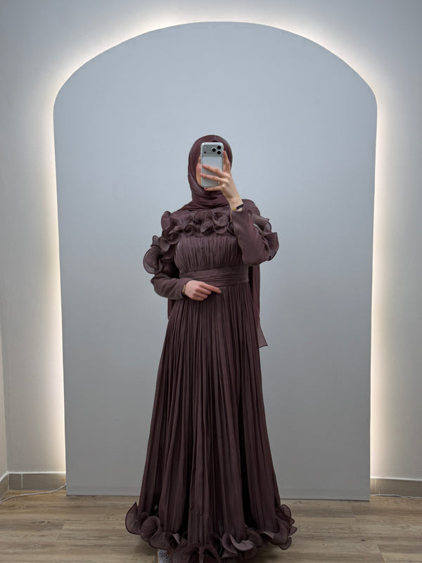 Vina Abendkleid Braun