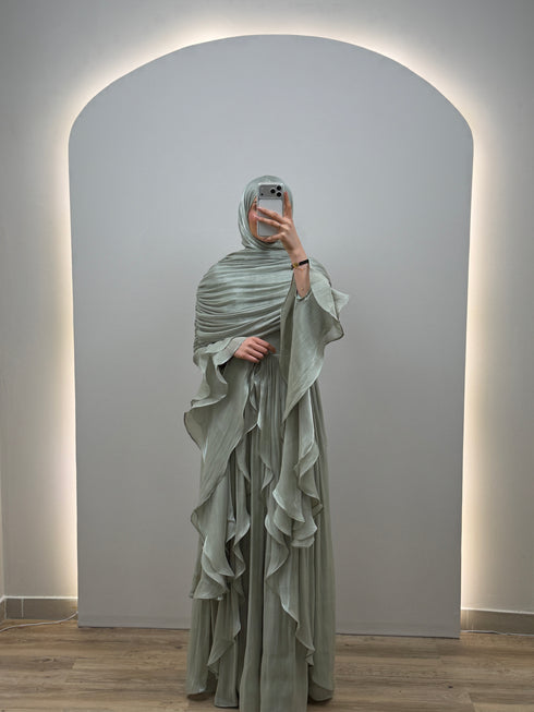 Duru Abiye Mint Yeşili