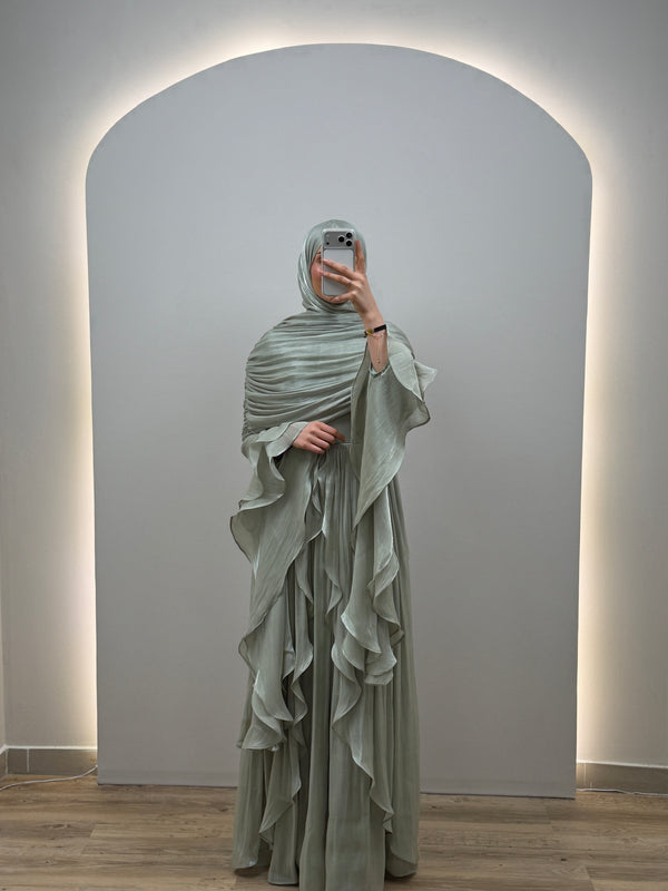 Duru Abiye Mint Yeşili