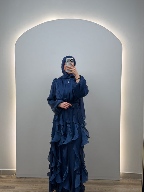 Liana Evening Gown Dark Blue