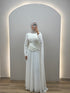 Luma Beyaz Abiye Elbise