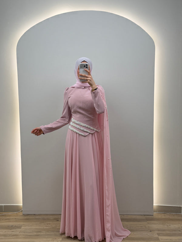 Luma Abiye Elbise Gül