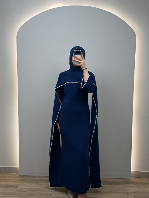 Melina Evening Dress Dark Blue