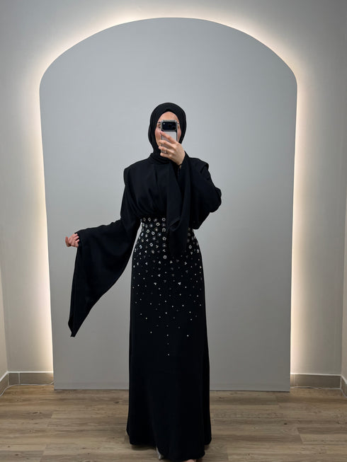 Celina Siyah Abiye Elbise