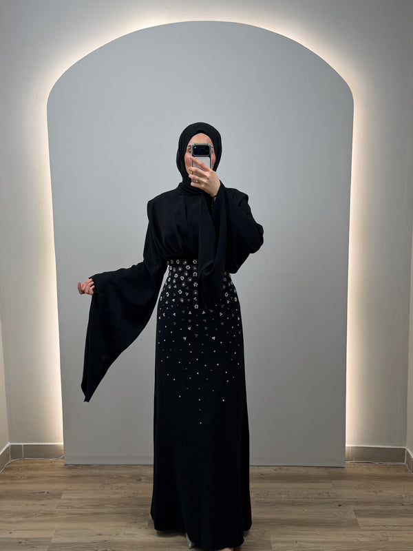 Celina Siyah Abiye Elbise