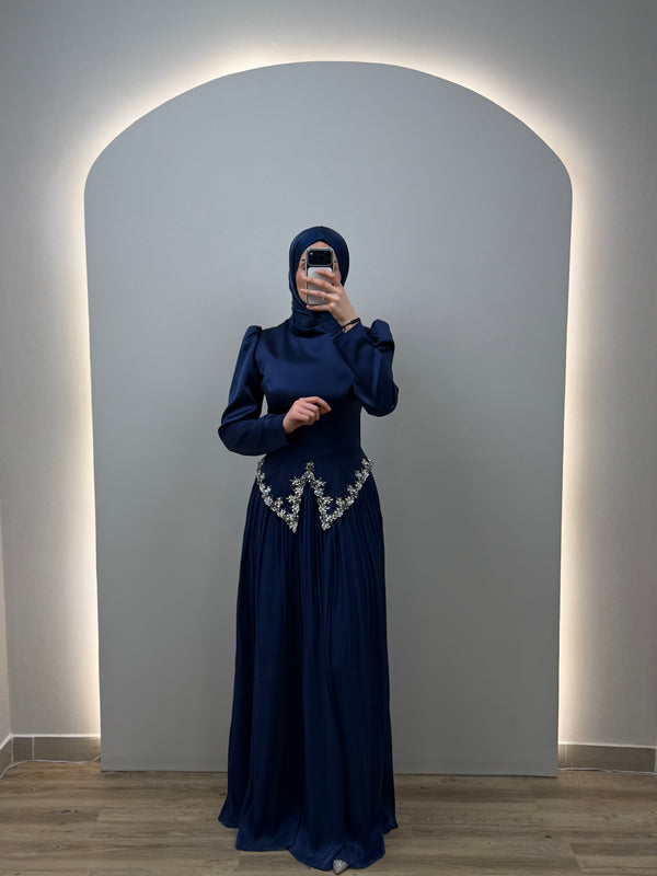 Alara Abendkleid Dunkelblau