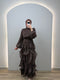 Liana Evening Dress Brown