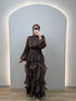 Liana Evening Dress Brown