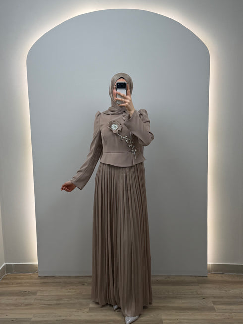 Nora Abendkleid Braun