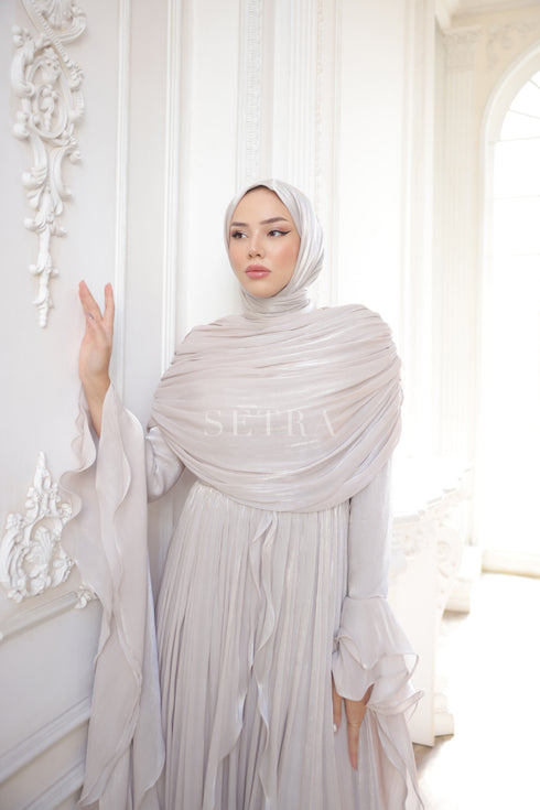 Duru Evening Dress Stone