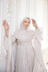 Duru Evening Dress Stone