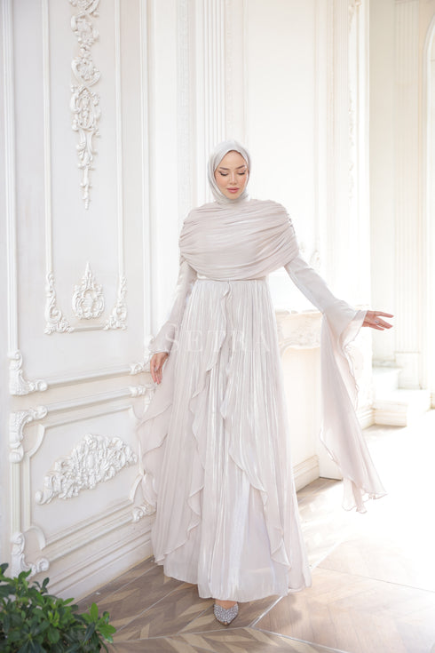 Duru Evening Dress Stone