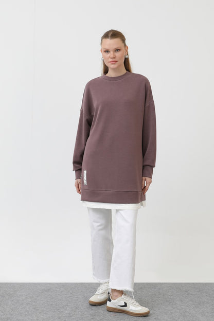 Ön Etiket Detaylı Tunik