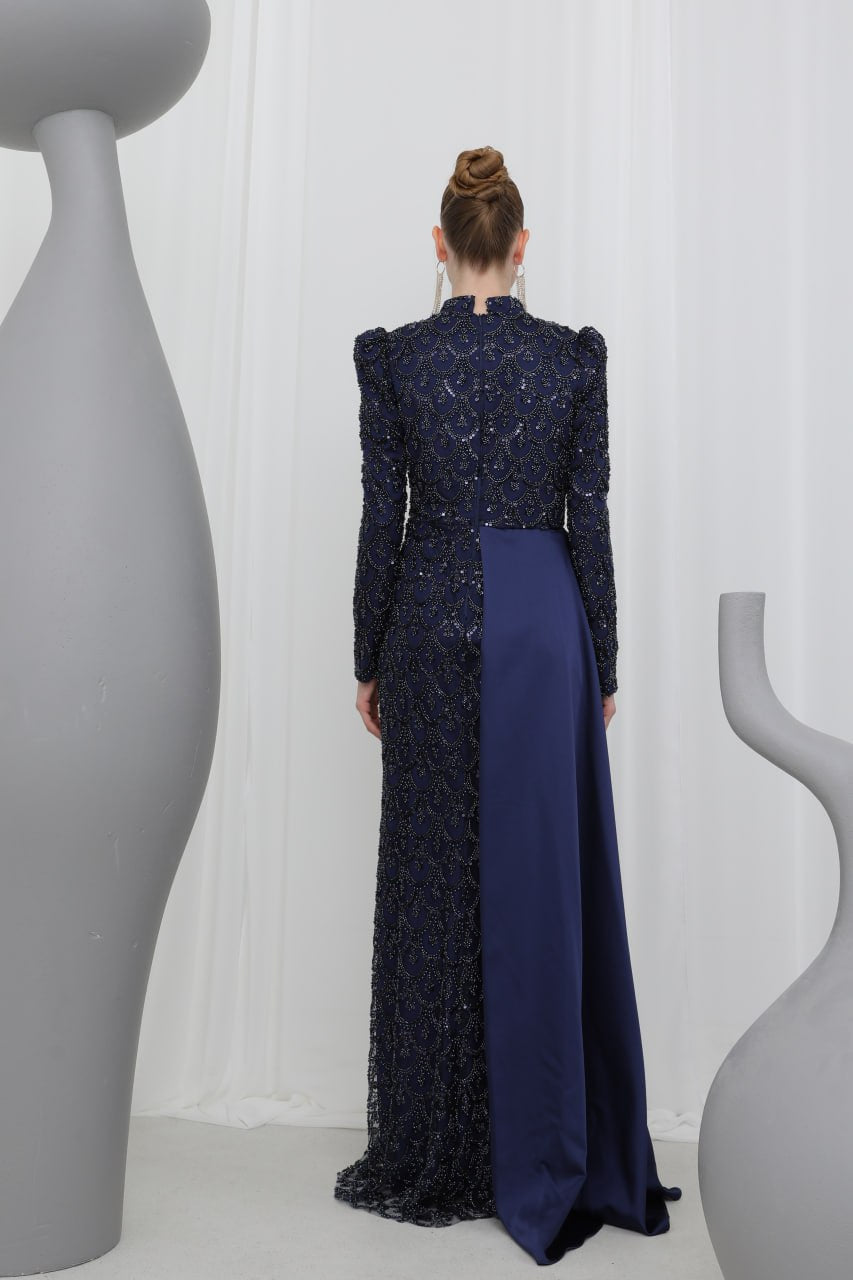 Özel Tasarım Taş İşlemeli Abiye