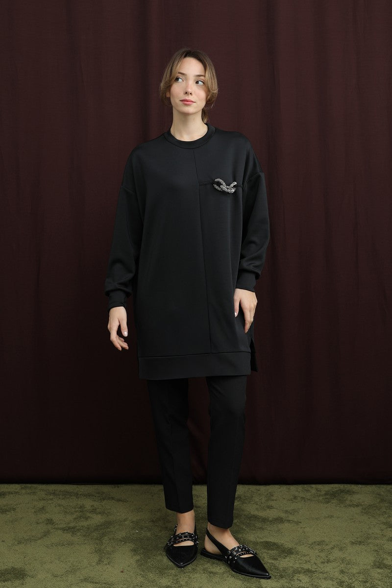 Aksesuarlı Tunik