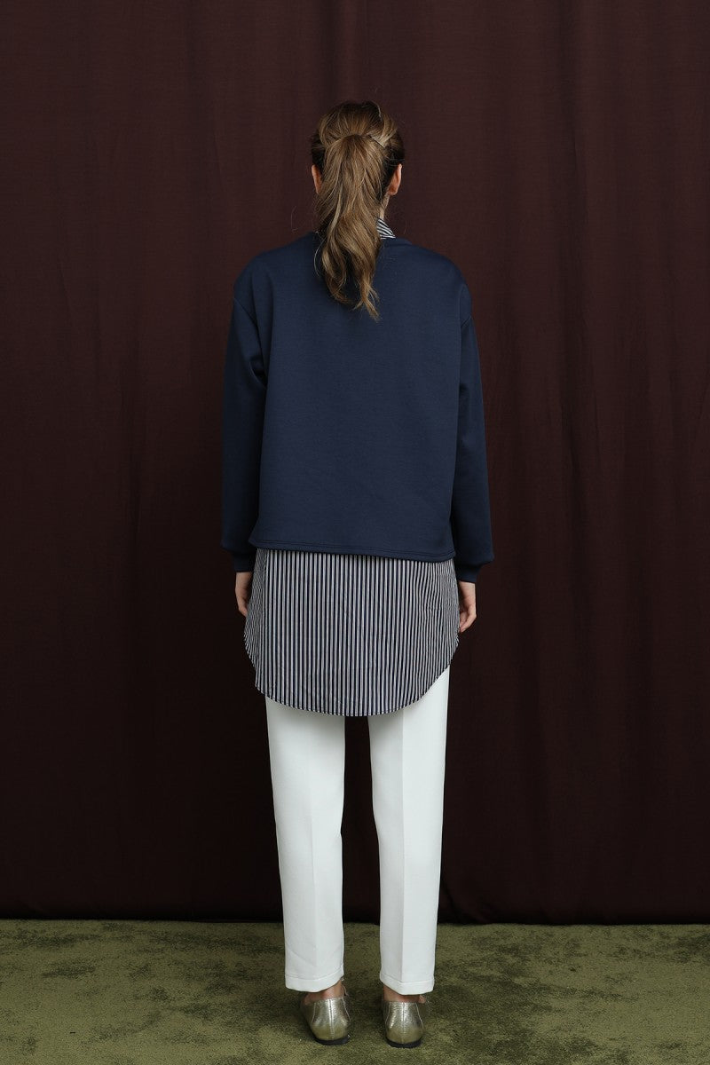 Çizgi Detaylı Tunik