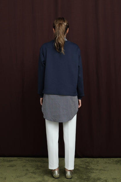 Çizgi Detaylı Tunik