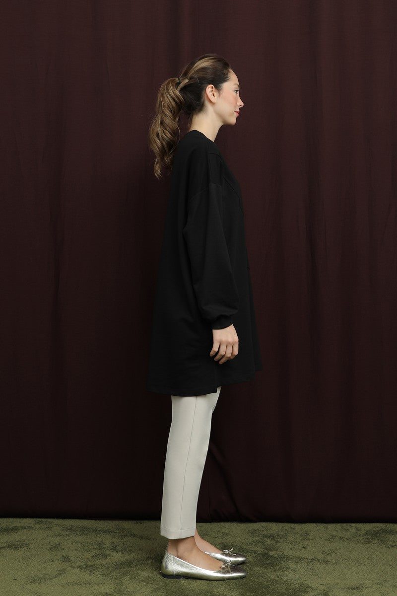 Aplikeli İşlemeli Tunik