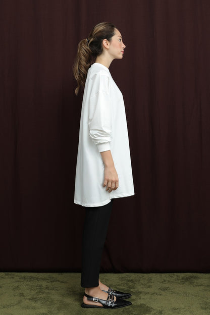 Aplikeli İşlemeli Tunik