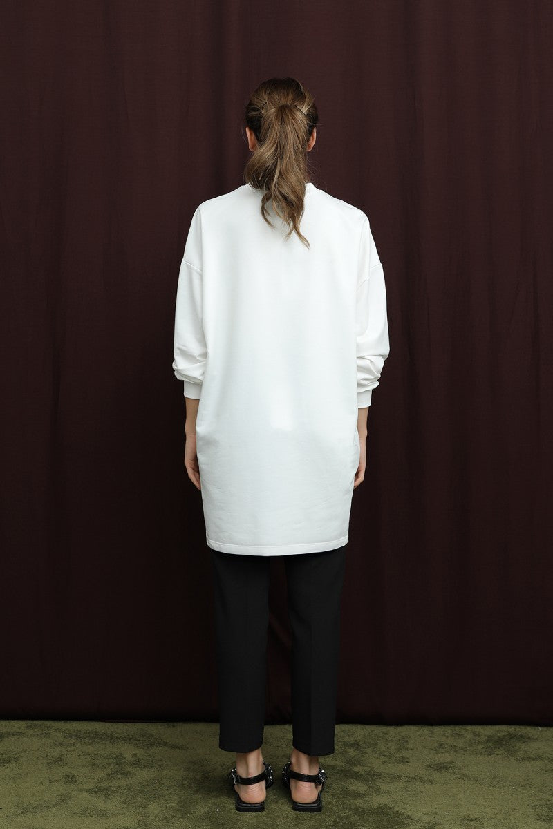 Aplikeli İşlemeli Tunik