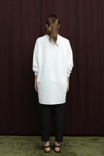 Aplikeli İşlemeli Tunik