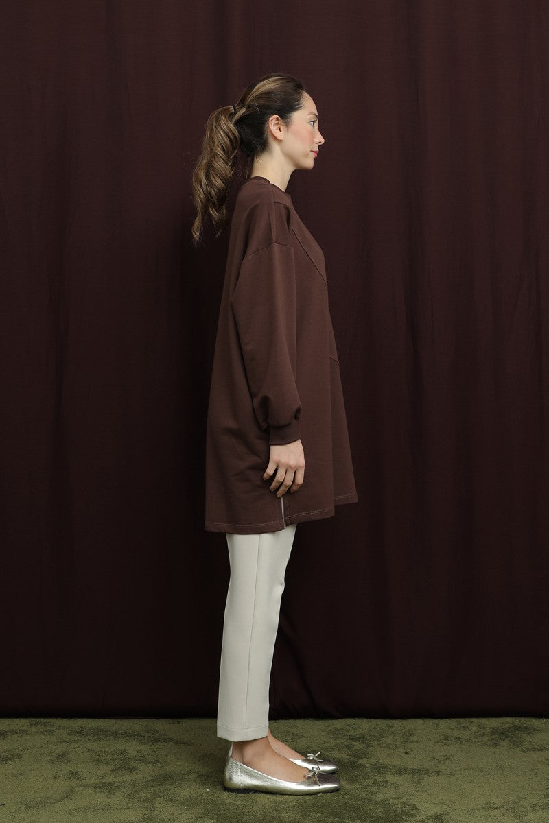 Aplikeli İşlemeli Tunik