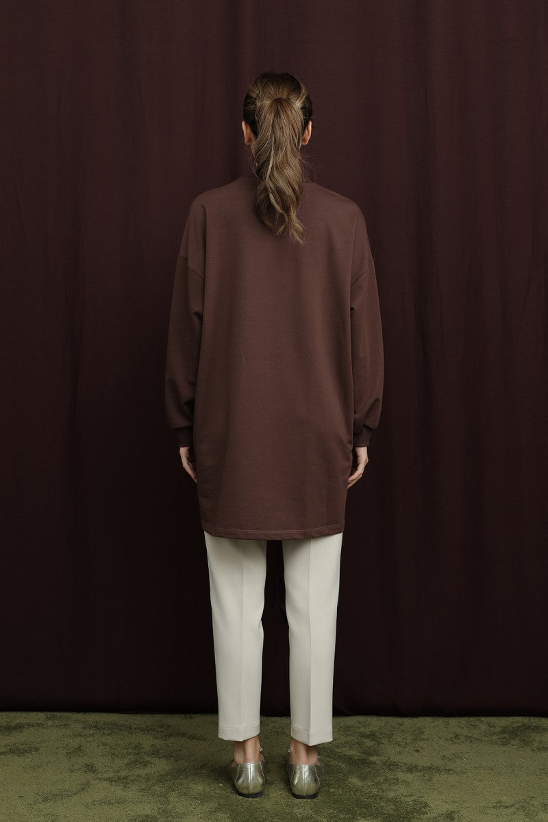 Aplikeli İşlemeli Tunik