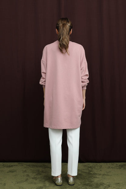 Aplikeli İşlemeli Tunik