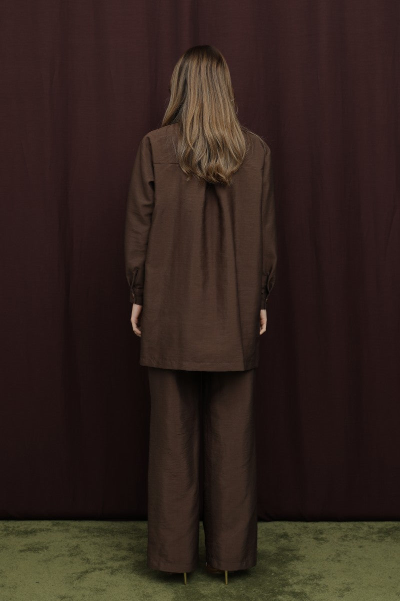 Düğme Detaylı Takım